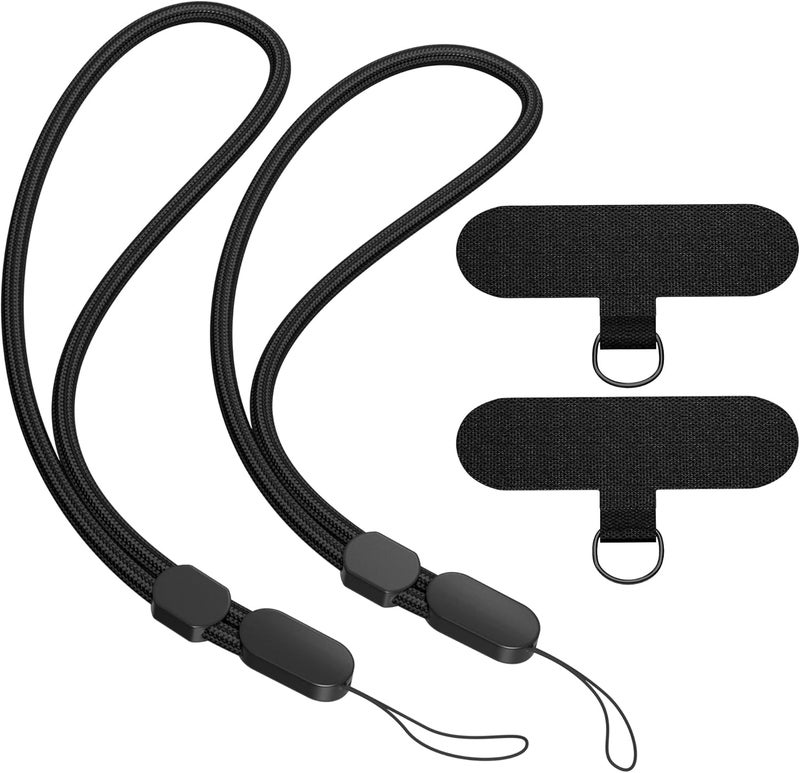SURDOCA Adjustable Phone Lanyard Wrist Strap, Camera Wrist Strap, Nylon Wrist Lanyard, Anti Theft Strap, Lanyard for Earphone, USB Flash Drive, ID Name Tag Badge (No Paw) - Image 1